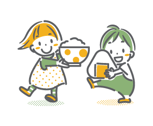 おやつ・食事のご提供