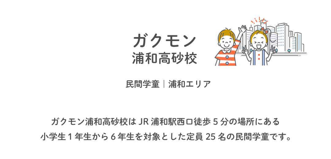 ガクモン浦和高砂校 — 民間学童・紹介
