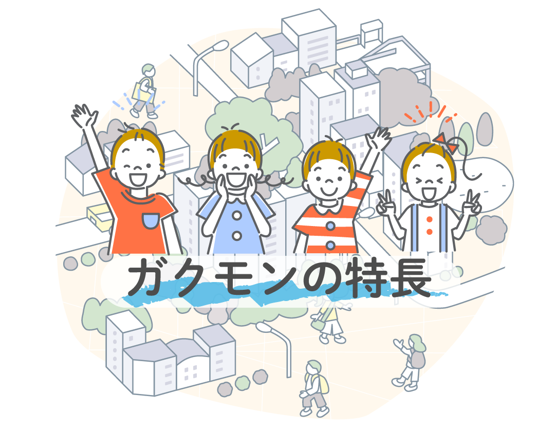 ガクモンの特長